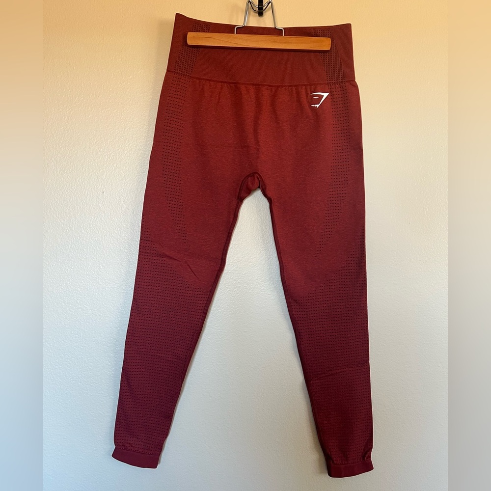 Red Gymshark Vital Seamless 2.0 Leggings